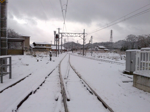 雪と線路